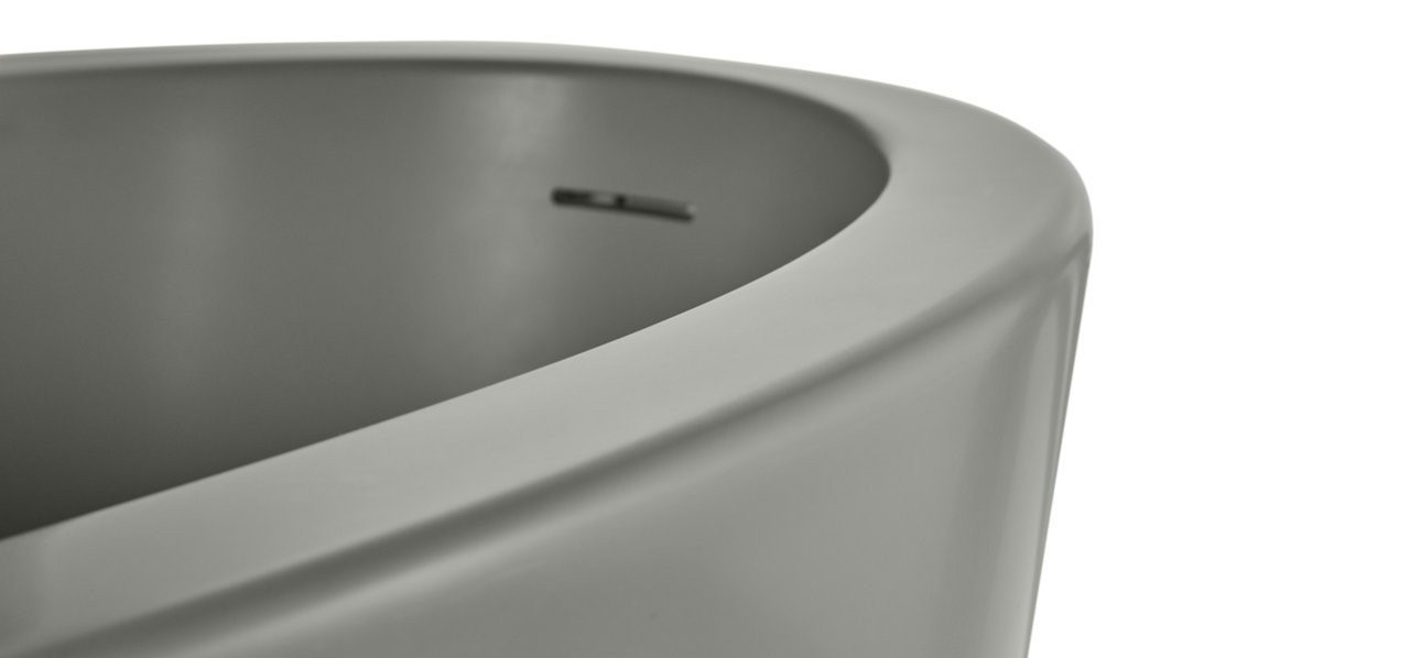 Aquatica True Ofuro Concrete Freestanding Stone Japanese Soaking Bathtub 13